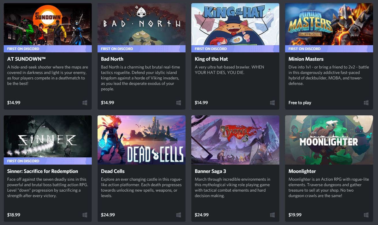 Discord store deals