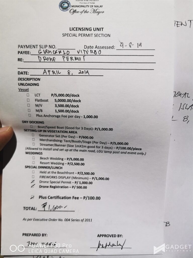 How to secure permit to fly a drone in Boracay (**UPDATE**)