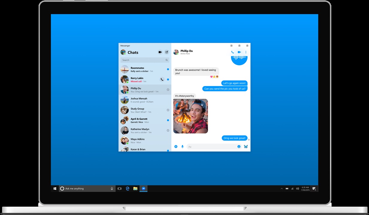 Messenger Desktop App chat