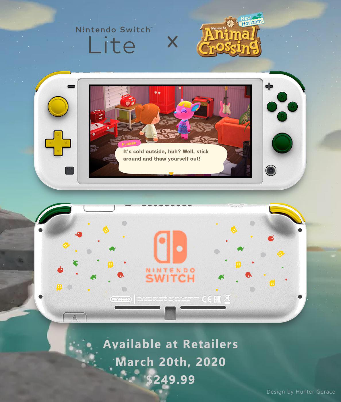 These custom Nintendo Switch Lite renders look snazzy