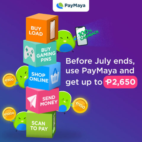 paymaya cashback july