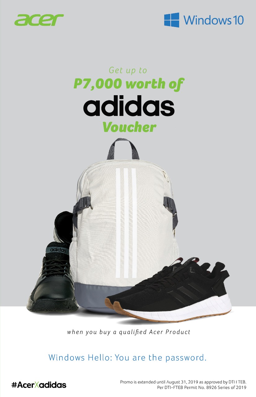 acer promo adidas