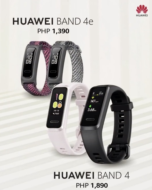 Huawei Band 4 and Band 4e
