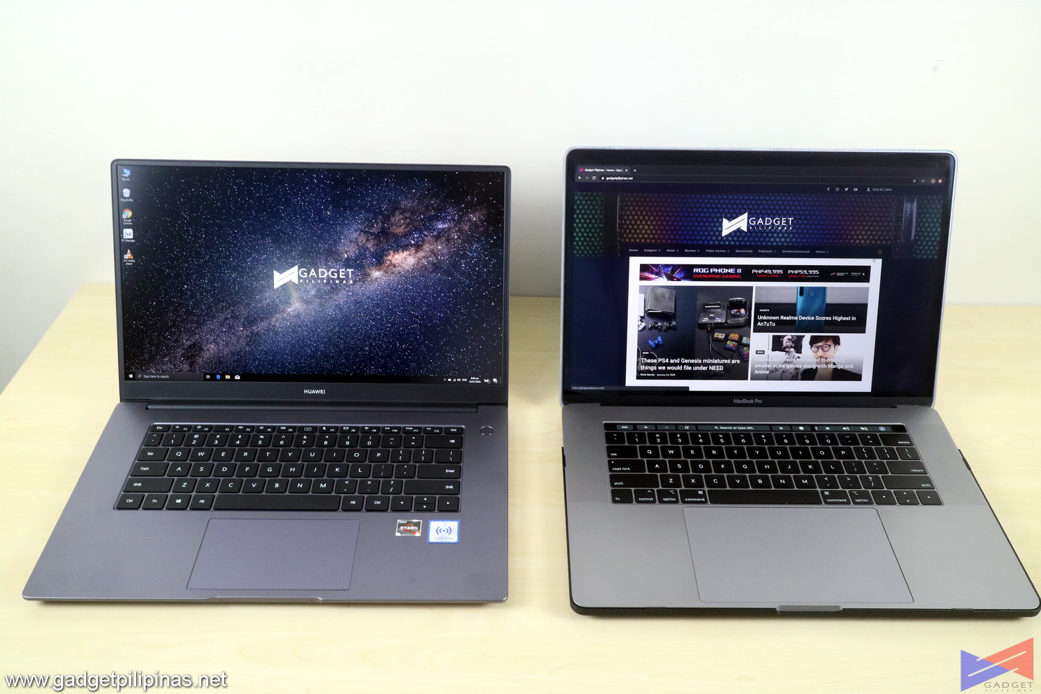 Huawei Matebook D 15 vs Macbook Pro