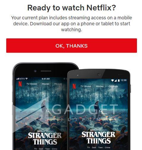 Netflix Mobile Only Plan Philipines 3
