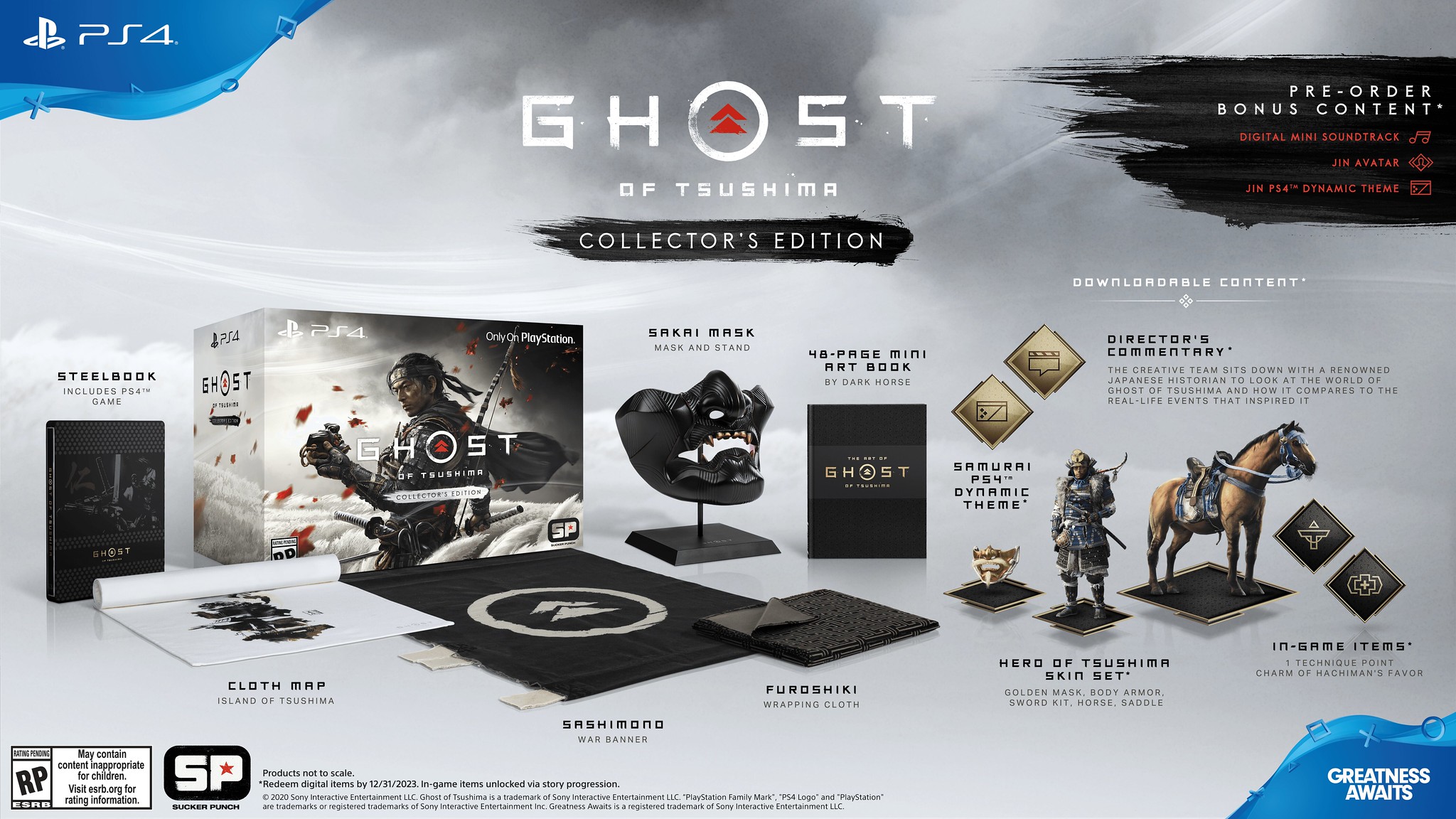 ghost of tsushima collectors edition