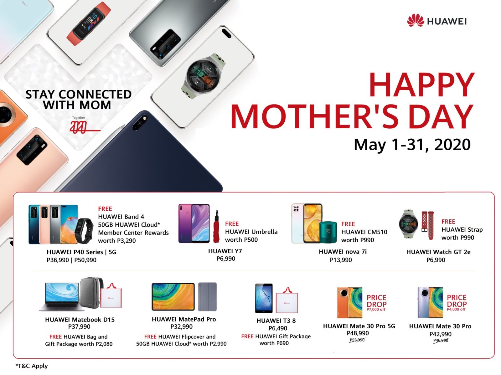 Huawei Mom's Day Promo 2020 - 2