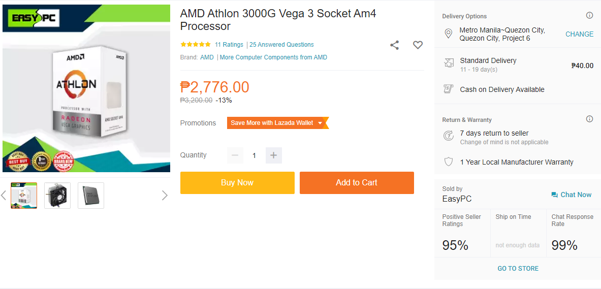 Php 10k Work From Home PC Build Guide - AMD Athlon 3000G