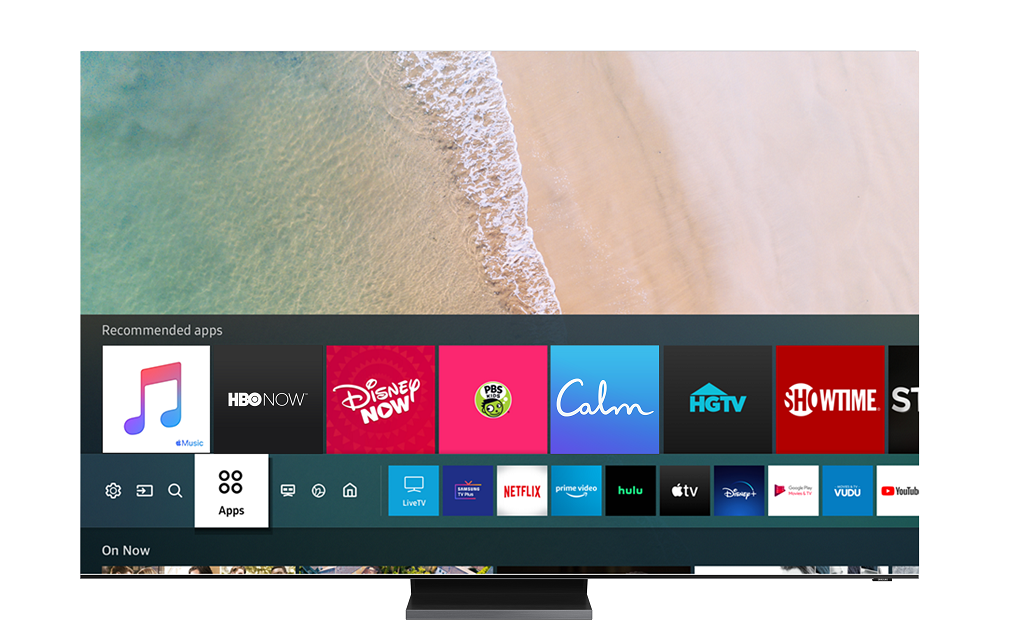 Samsung Smart TV Apple Music UI