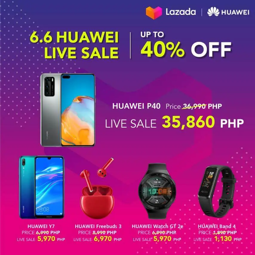 6.6 Huawei Live Sale