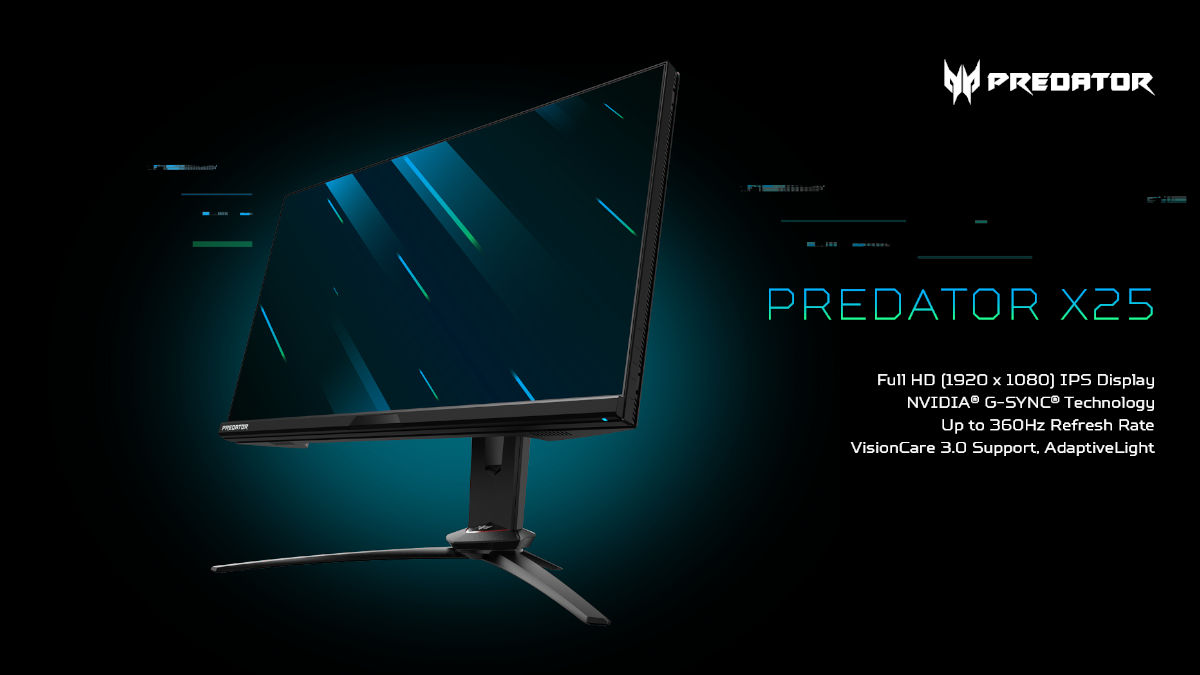 predator x 25 360hz