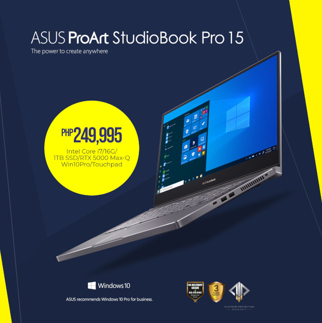 ProArt StudioBook Pro 15