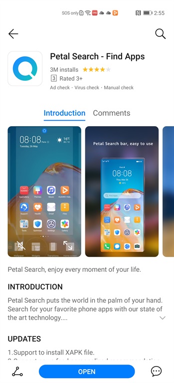 Huawei Petal Search Widget 3