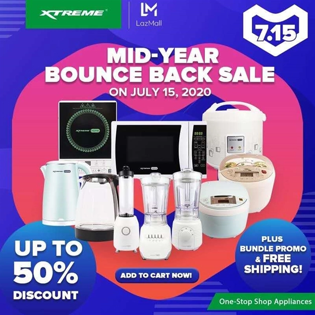 XTREME Appliances Lazada Mid-Year Bounce Back Sale