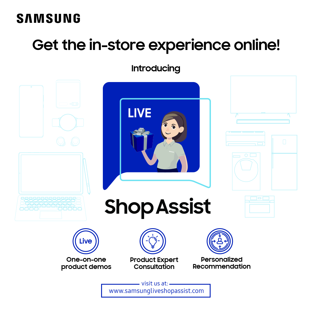 Samsung Live Shop Assist KV