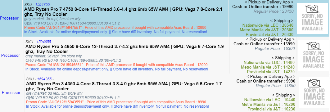 AMD Ryzen Pro 4000 PH Price - AMD Ryzen Pro 4000 Philippines Price