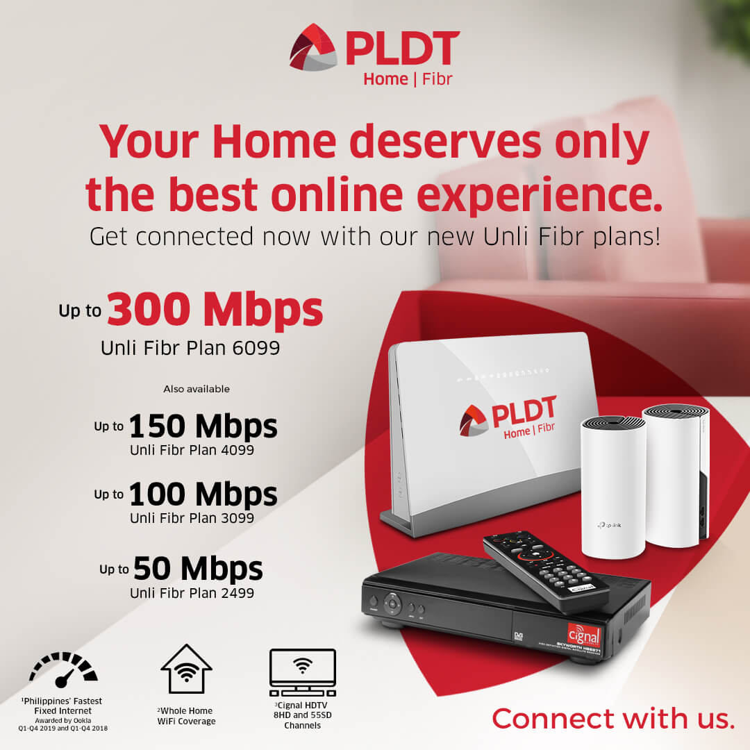 PLDT Home Unveils All New Fibr Plus Plans