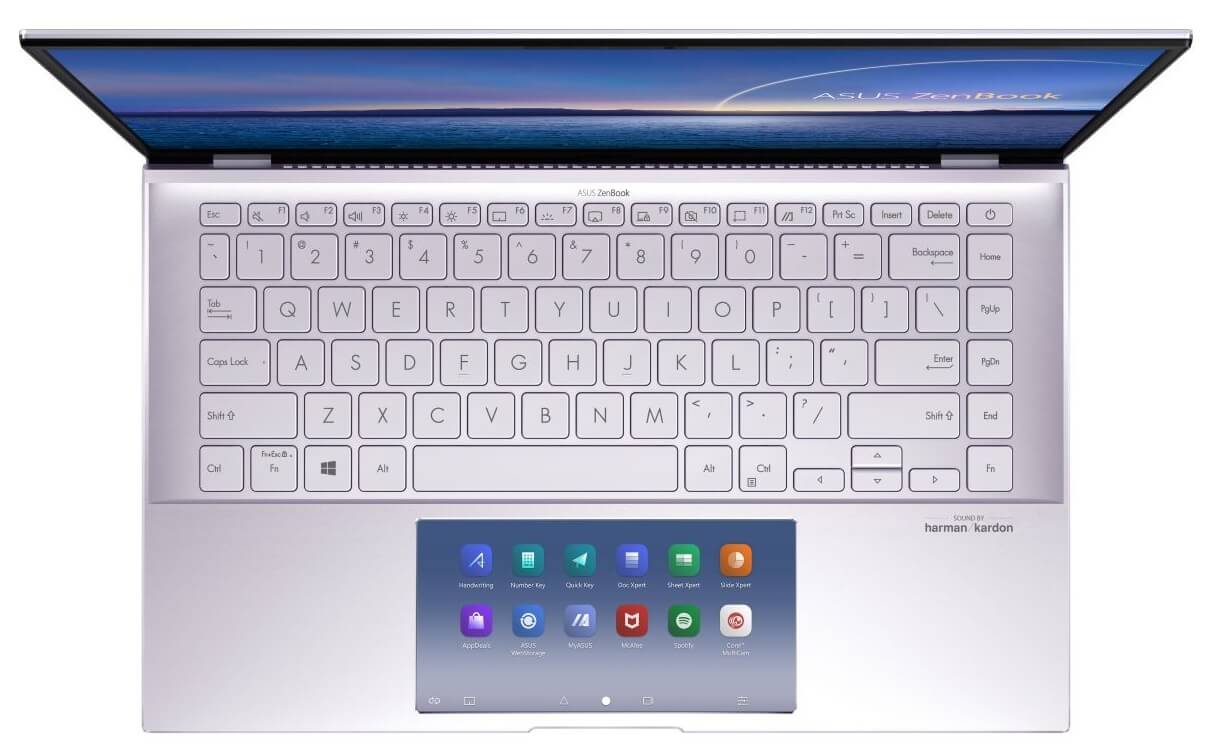 ZenBook 14_UX435EA_EG_Lilac Mist_ASUS ScreenPad