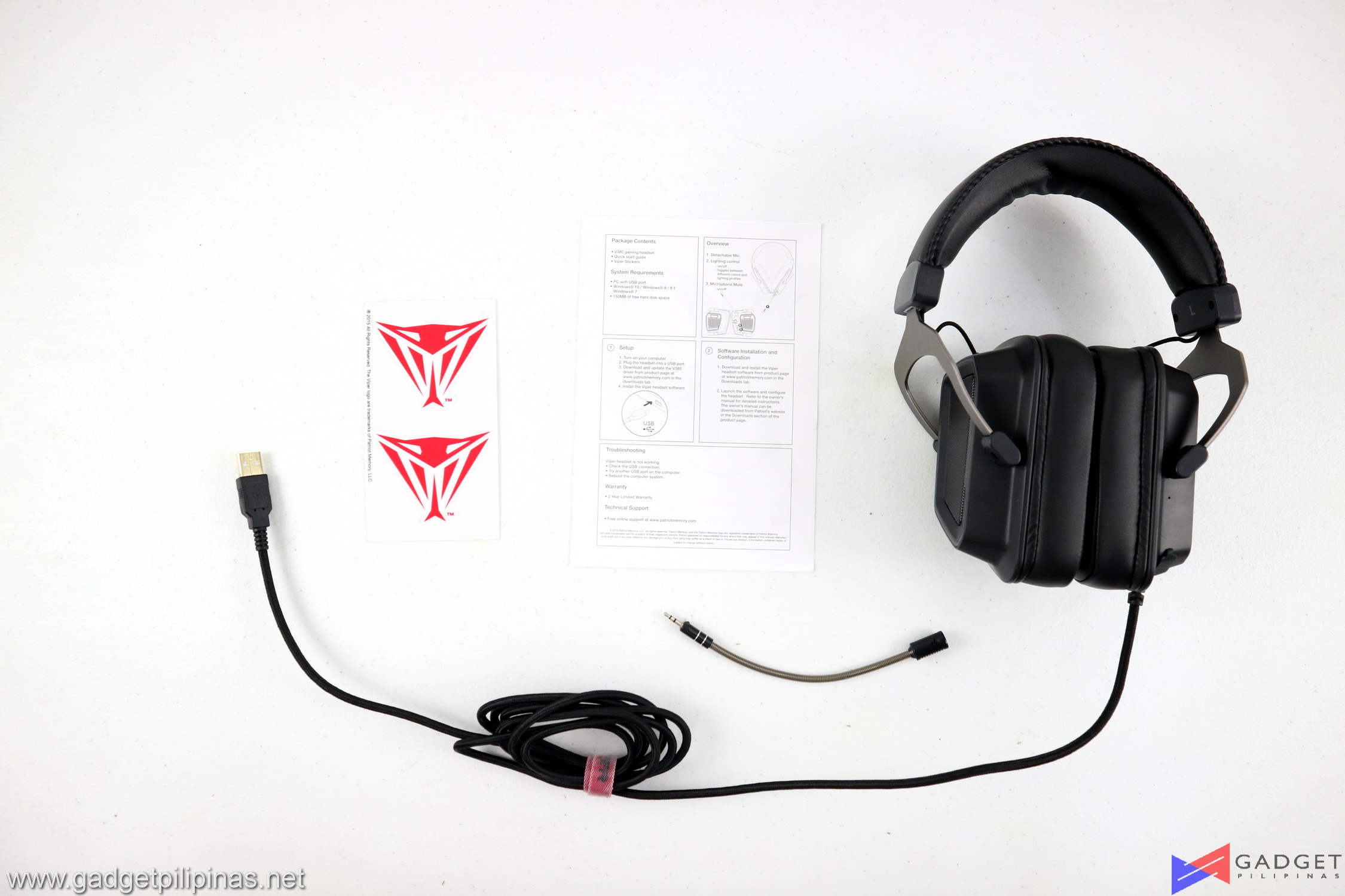 Patriot Viper V380 Gaming Headset Review 008