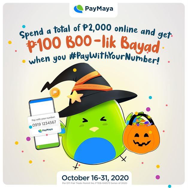 Pay with PayMaya - Halloween