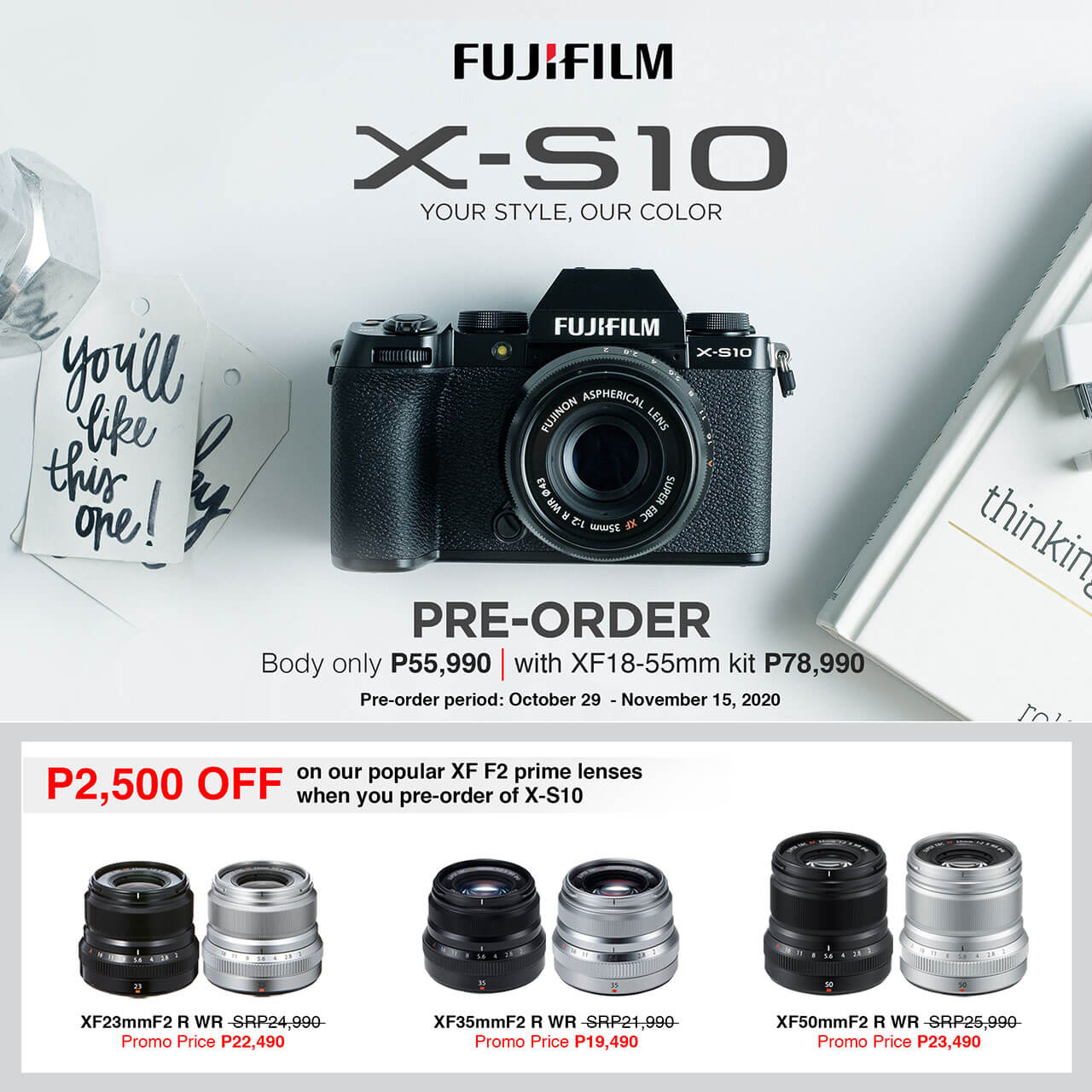 fujifilm xs10 kit