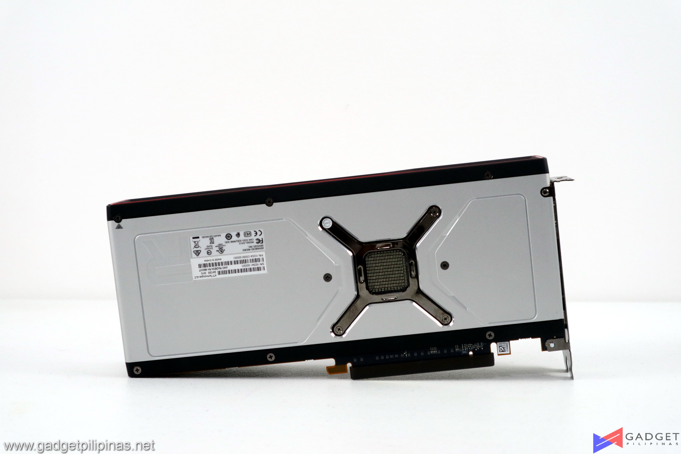 AMD Radeon RX 6800 XT Review backplate