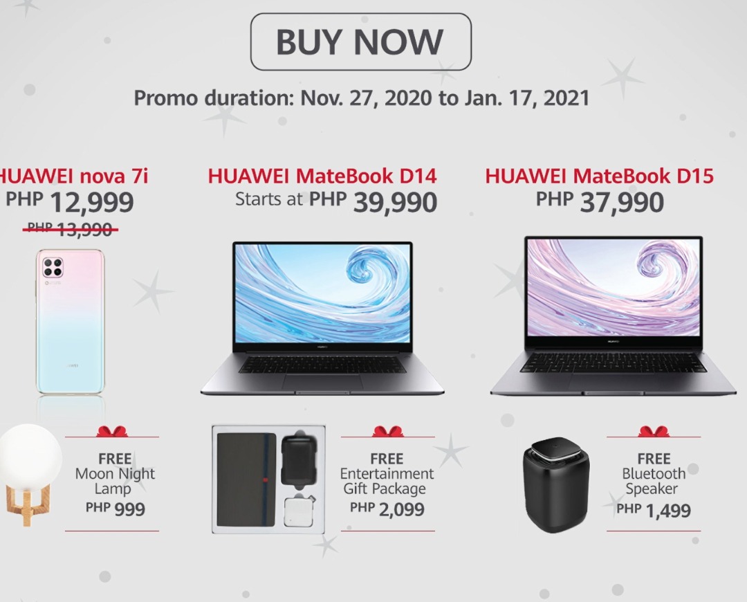 Huawei Christmas Promo MateBook D 14