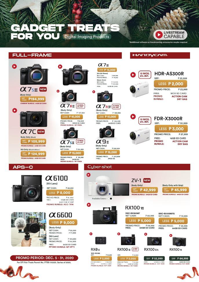 price for sony camera