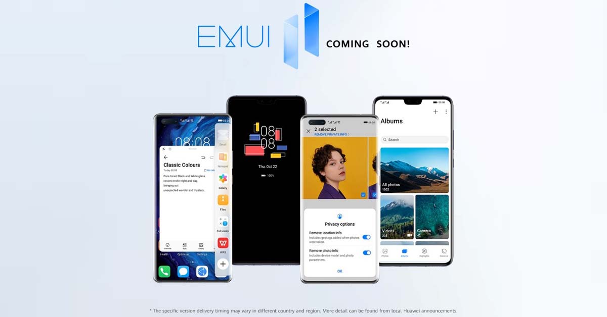 Huawei Announces EMUI 11 Rollout Schedule for PH