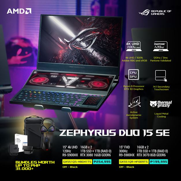 ROG 2021 Laptop launch Zephyrus Duo - NEW