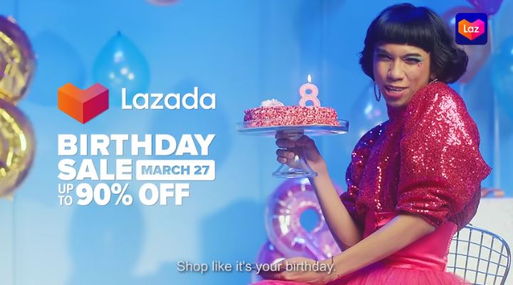 Mimiyuuuh Sings Happy Birthday for Lazada Philippines' 8th Birthday Sale