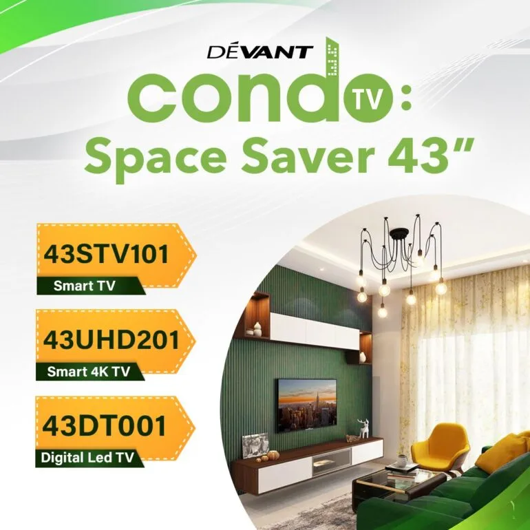 Devant 43-Inch Space Saver TV