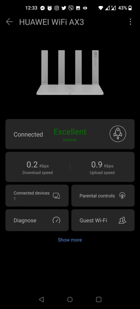 Huawei Wifi AX3 Router Review - Huawei AI Life APP 5