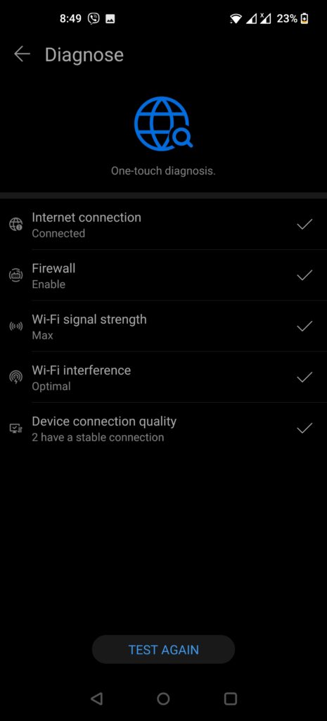 Huawei AX3 Wifi 6 Plus Router Review - Diagnosis