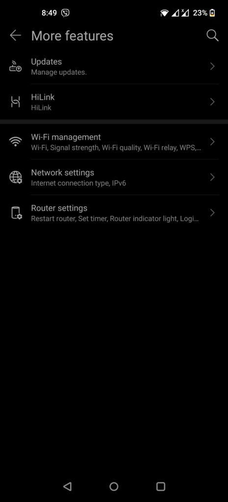 Huawei AX3 Wifi 6 Plus Router Review - More Settings