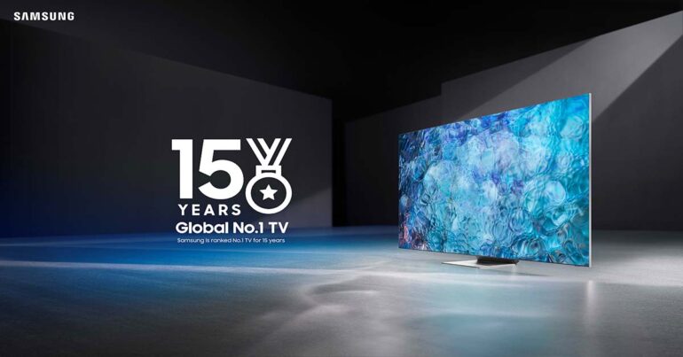 Samsung Named No. 1 Global TV Manufacturer for 15 years