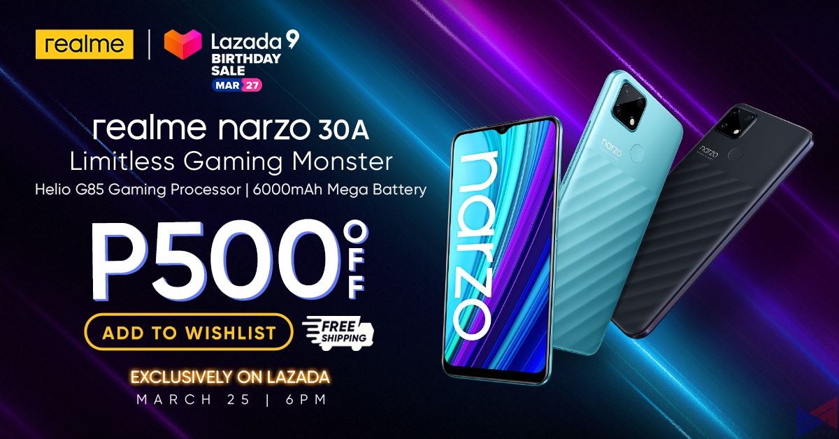 realme Lazada Birthday Sale