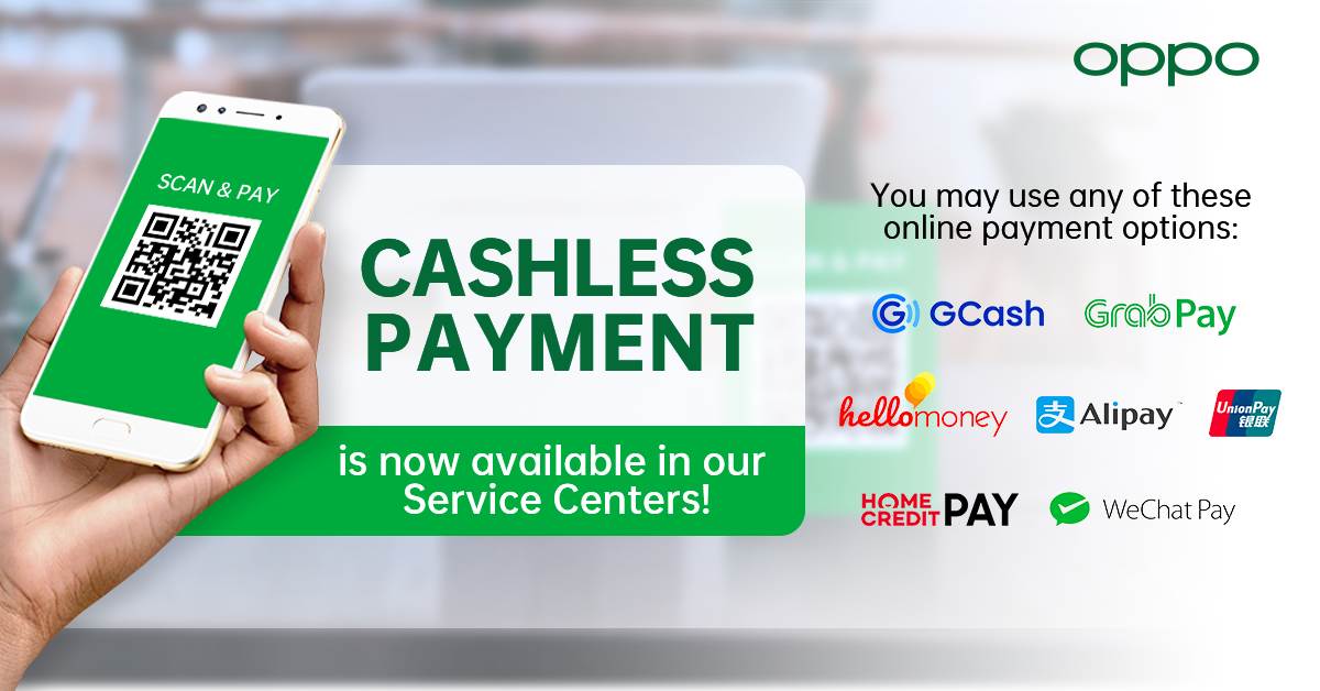 OPPO Service Centers Cashless Payments