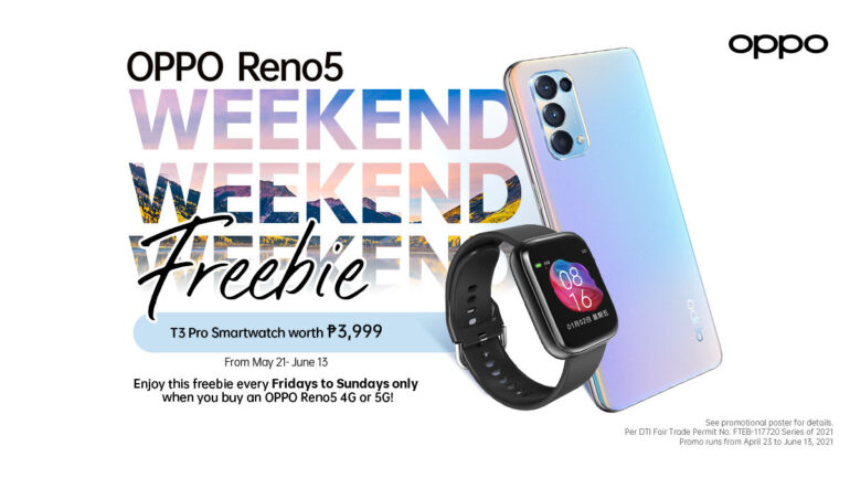 OPPO Reno5 Weekend Freebies Promo