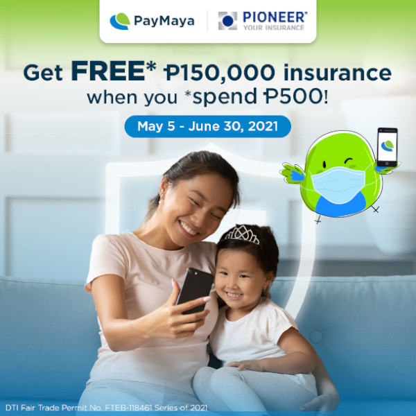PayMaya Pioneer Insurance offer 2