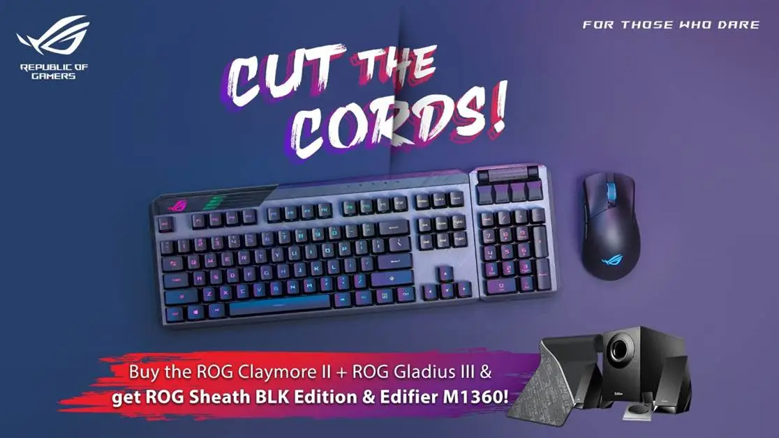 ROG Claymore II and Gladius III - Cut the Cords