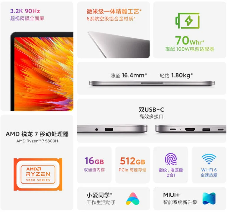 redmibook-pro-15-features
