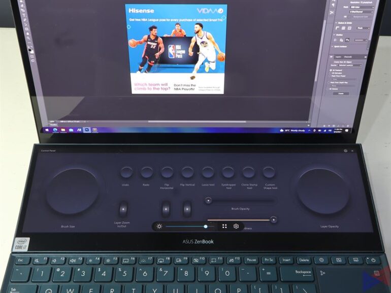 ASUS ZenBook Pro Duo 15 OLED ScreenPad Plus 2