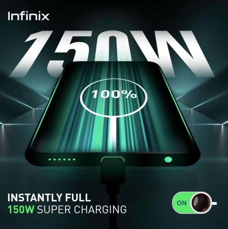 Infinix 160W fast charging april fools' day
