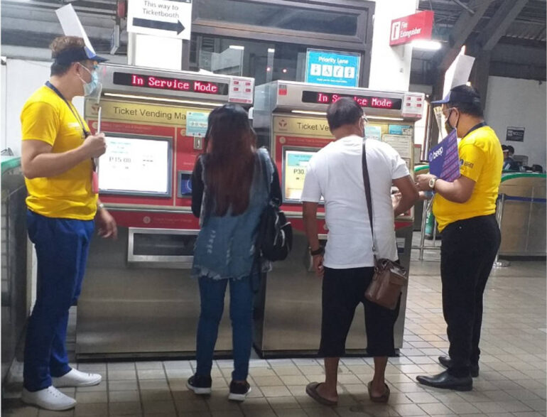 LRT-1 ticket vending machine