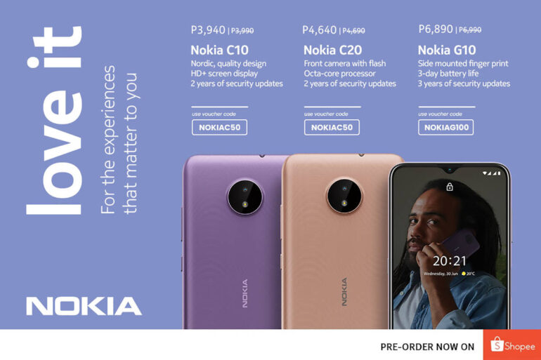 Nokia G10, Nokia C10, and Nokia C20 Shopee 2