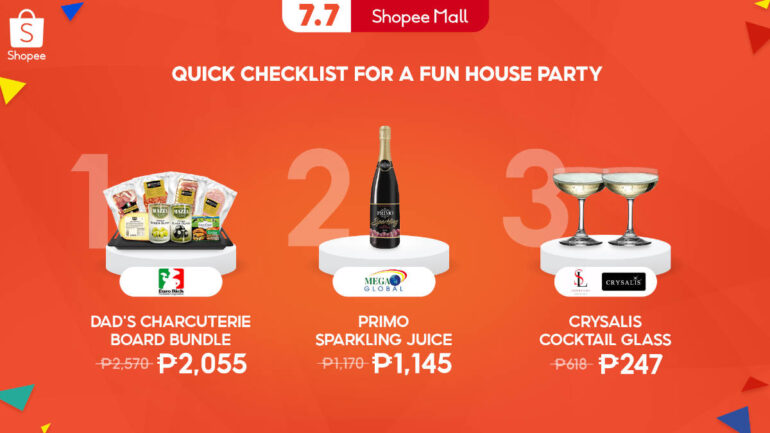Shopee 7.7 Mid-Year Sale house party
