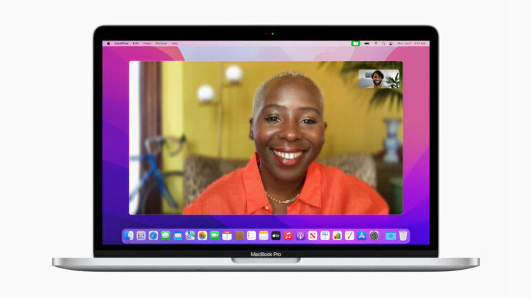 macOS Monterey FaceTime Portrait