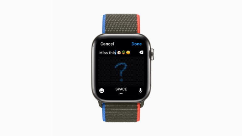 watchOS 8 message