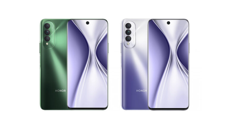 HONOR X20 Green and Silver